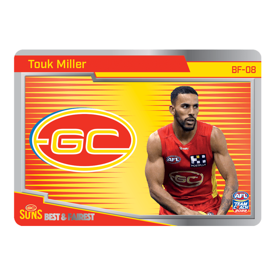 Touk Miller, Best & Fairest, 2022 Teamcoach AFL