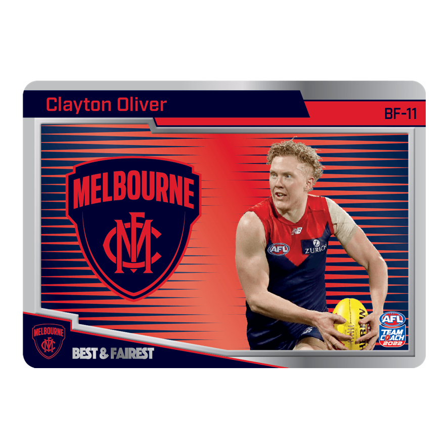 Clayton Oliver, Best & Fairest, 2022 Teamcoach AFL