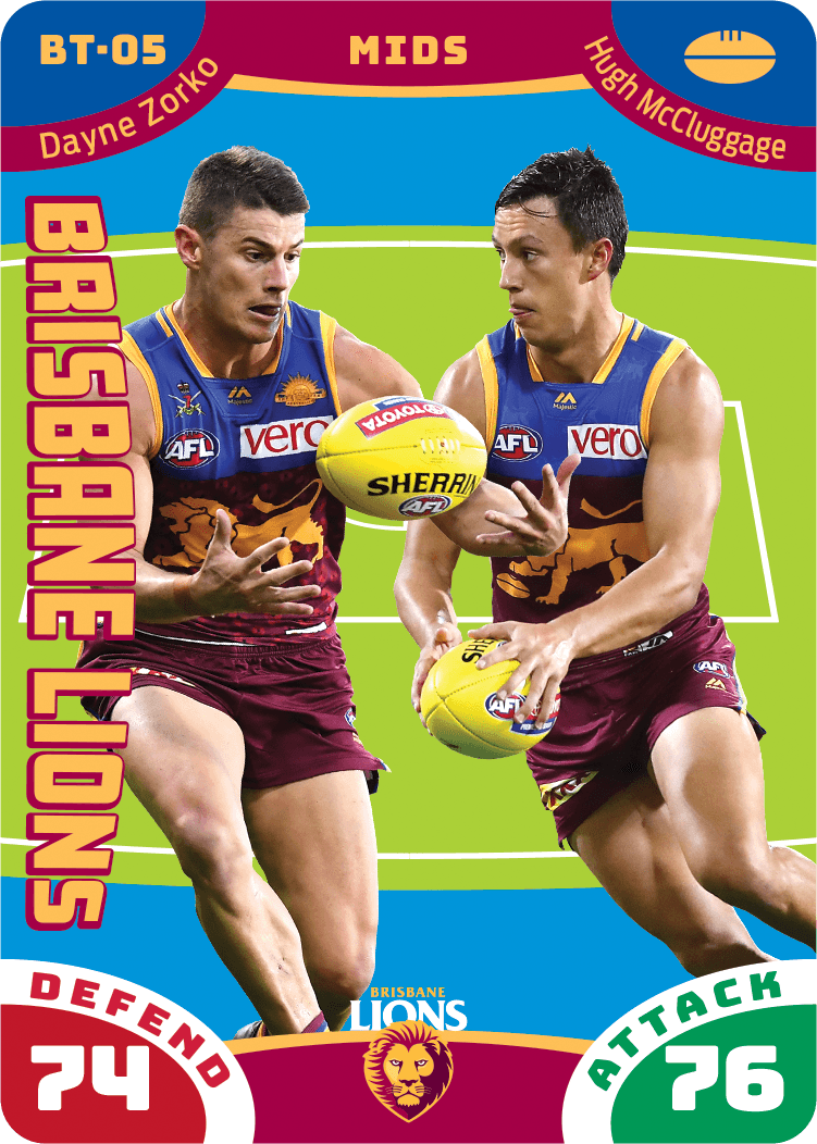 Dayne Zorko & Hugh McCluggage, Battle Teams, 2019 Teamcoach AFL