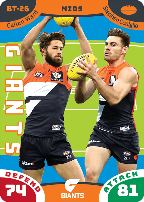Callan Ward & Stephen Coniglio, Battle Teams, 2019 Teamcoach AFL