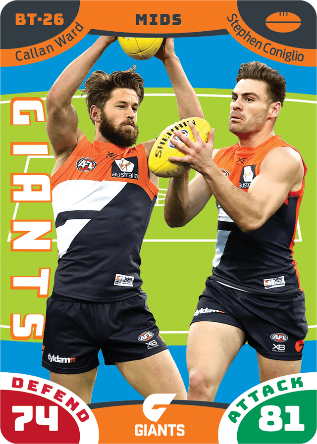 Callan Ward & Stephen Coniglio, Battle Teams, 2019 Teamcoach AFL