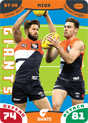 Callan Ward & Stephen Coniglio, Battle Teams, 2019 Teamcoach AFL