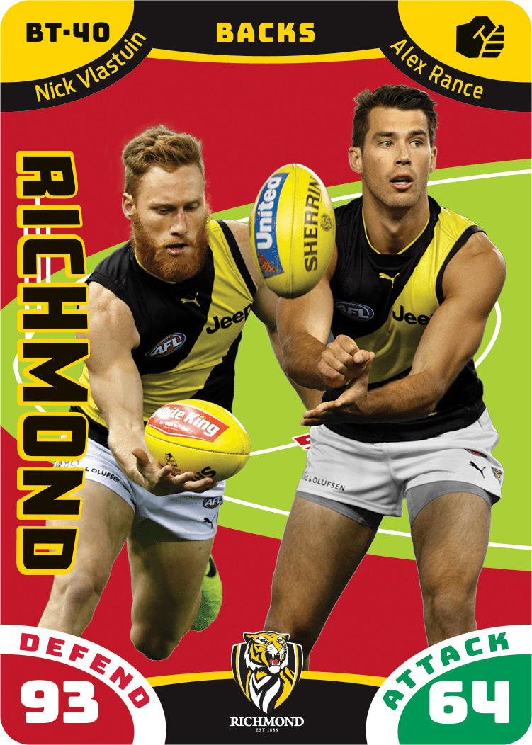 Nick Vlastuin & Alex Rance, Battle Teams, 2019 Teamcoach AFL