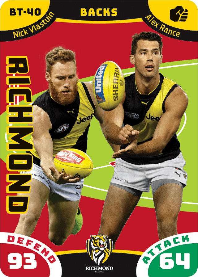 Nick Vlastuin & Alex Rance, Battle Teams, 2019 Teamcoach AFL