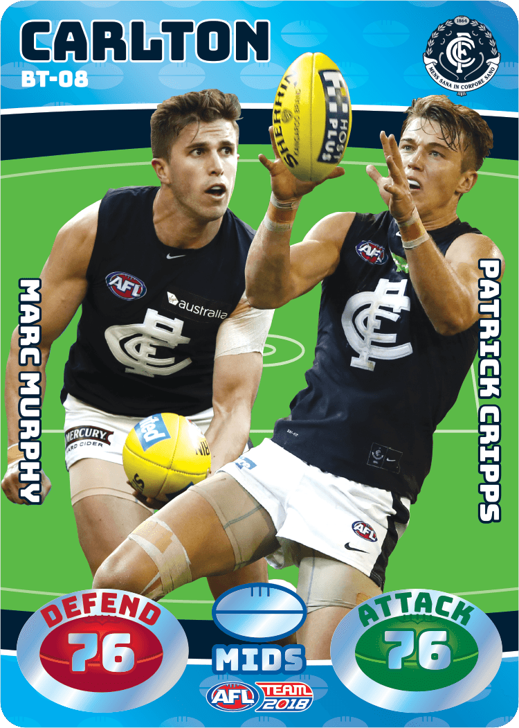 Murphy & Cripps, Battle Teams, 2018 Teamcoach AFL
