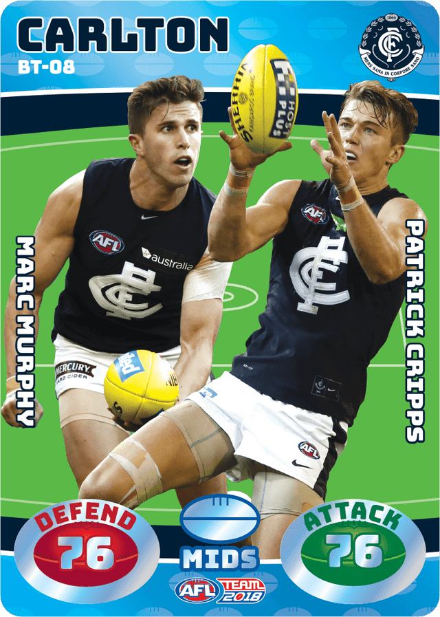 Murphy & Cripps, Battle Teams, 2018 Teamcoach AFL