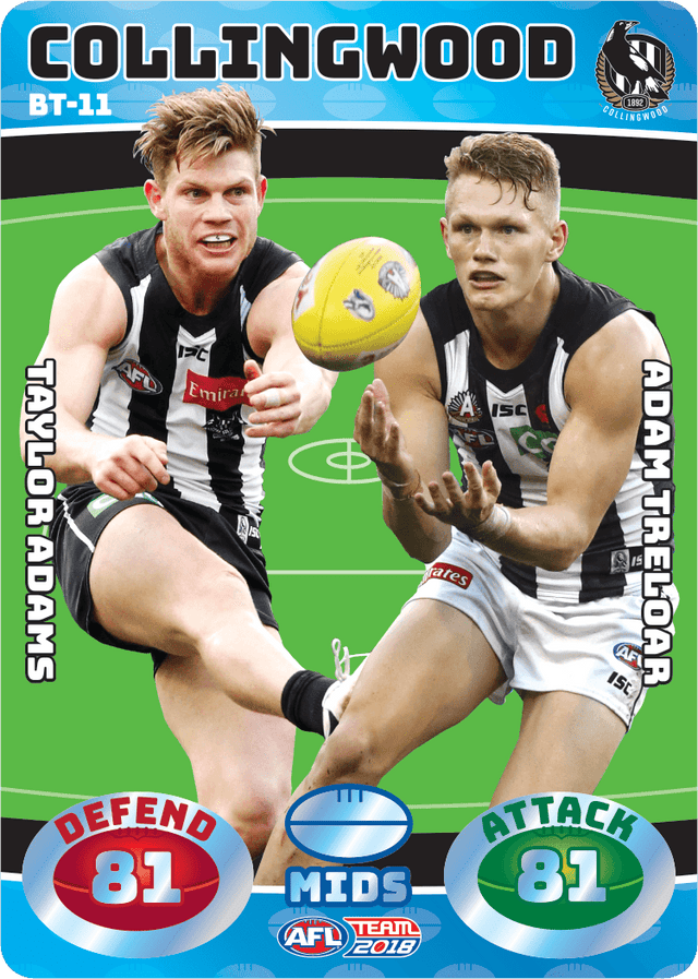 Adams & Treloar, Battle Teams, 2018 Teamcoach AFL