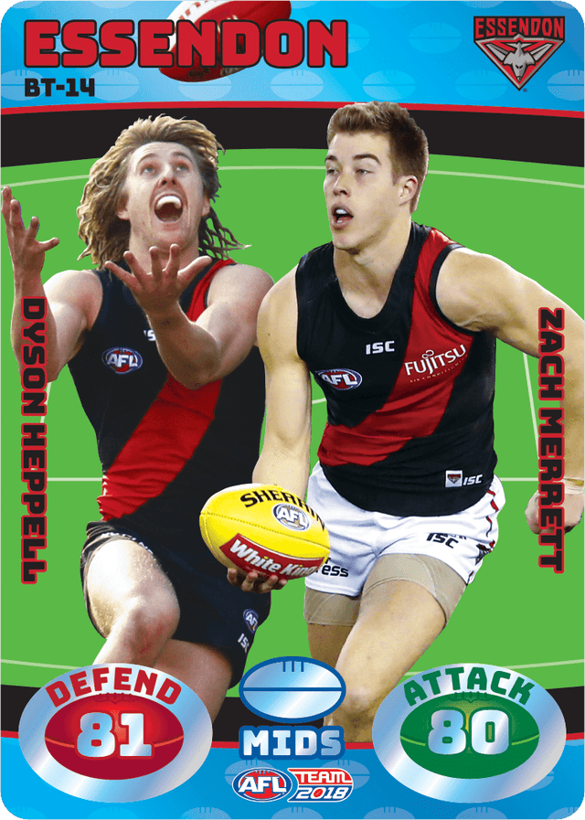 Heppell & Merrett, Battle Teams, 2018 Teamcoach AFL