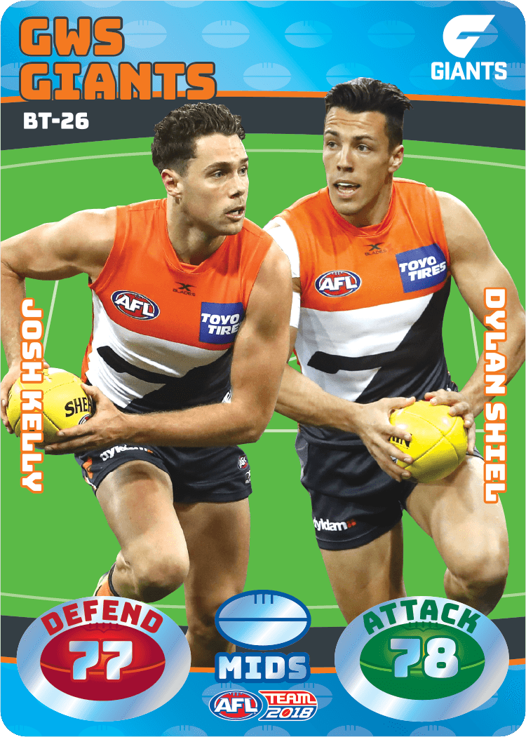 Kelly & Shiel, Battle Teams, 2018 Teamcoach AFL
