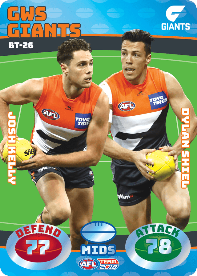 Kelly & Shiel, Battle Teams, 2018 Teamcoach AFL