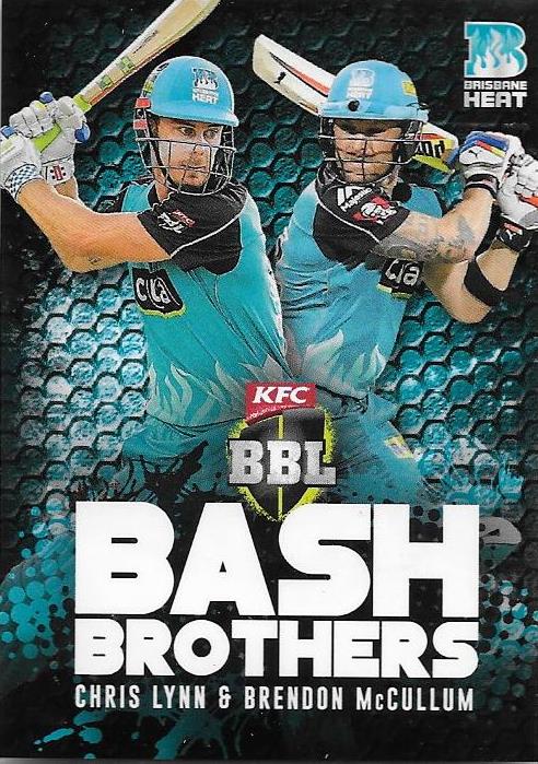 Chris Lynn & Brendon McCullum, Bash Brothers, 2017-18 Tap'n'play CA BBL 07 Cricket