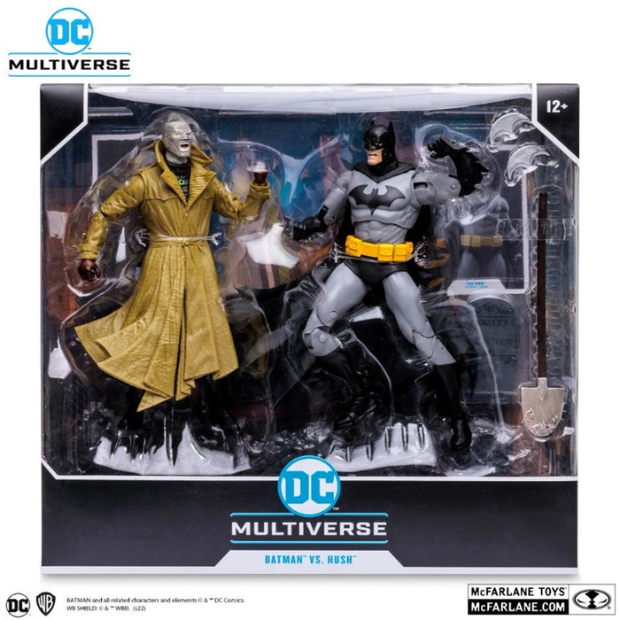 DC MULTIVERSE BATMAN vs HUSH, 2 Pack 7″ McFarlane Action Figure