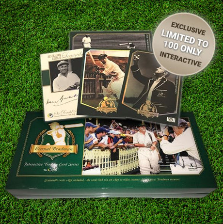ETERNAL BRADMAN Card Set, 2017 Tap'n'Play Cricket, Limited to 100 Sets