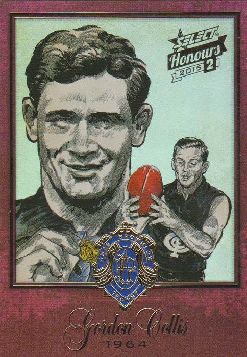 Gordon Collis, Brownlow Sketch, 2014 Select AFL Honours 2