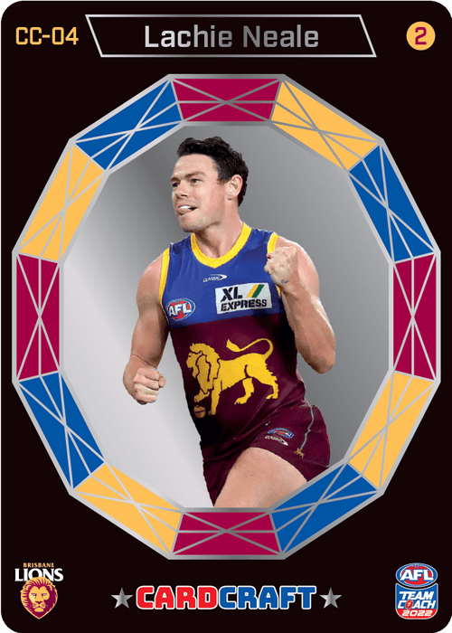 Lachie Neale, Card Craft #2, 2022 Teamcoach AFL