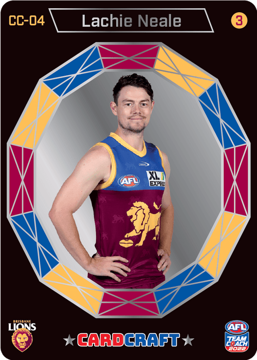 Lachie Neale, Card Craft #3, 2022 Teamcoach AFL