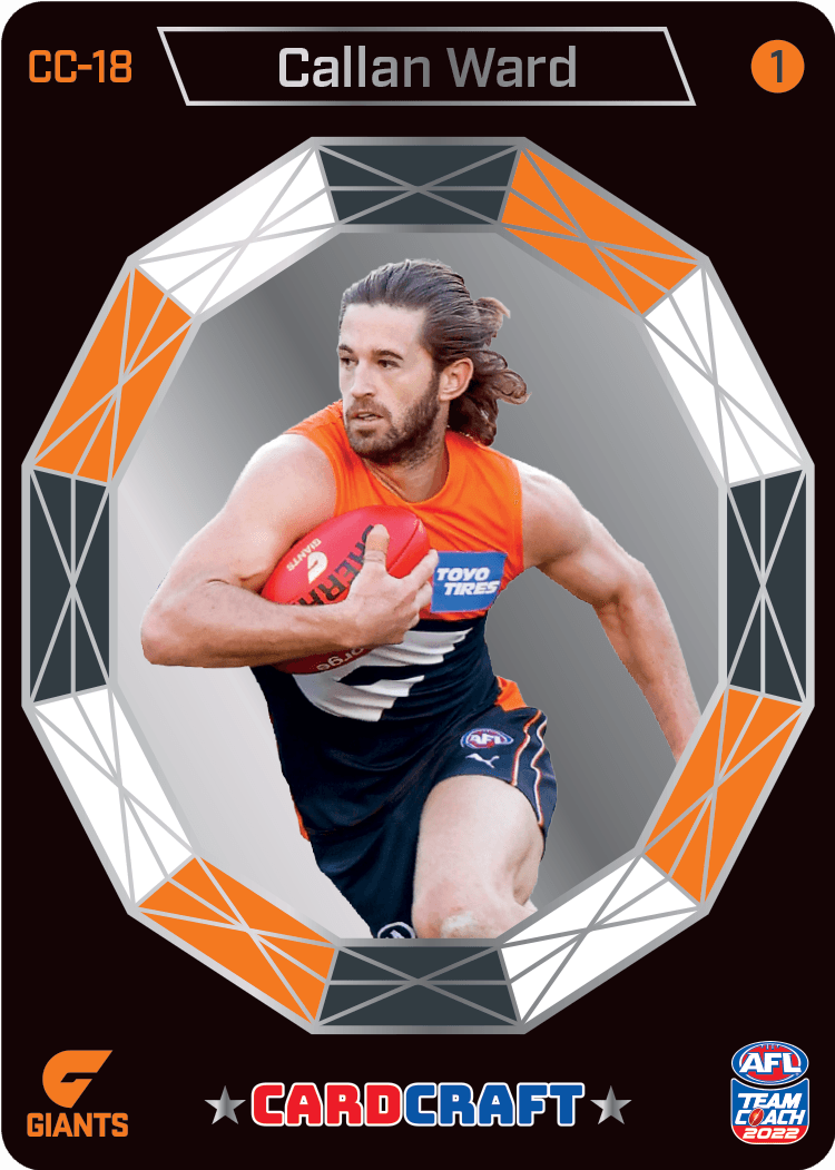 Callan Ward, Card Craft #1, 2022 Teamcoach AFL