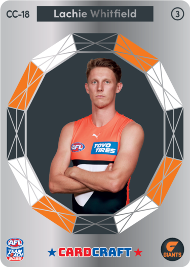 Lachie Whitfield, Card Craft #3, 2023 Teamcoach AFL