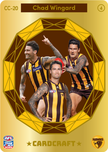Chad Wingard, GOLD Card Craft, 2023 Teamcoach AFL
