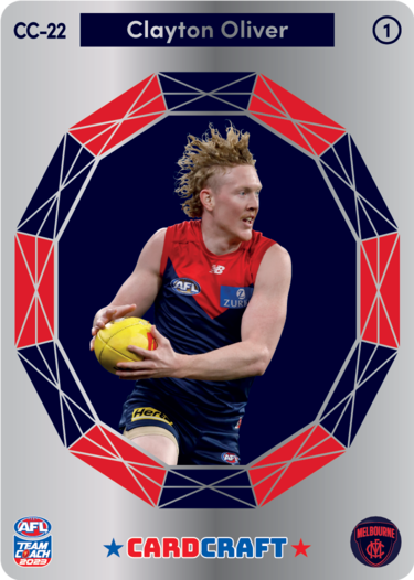 Clayton Oliver, Card Craft #1, 2023 Teamcoach AFL