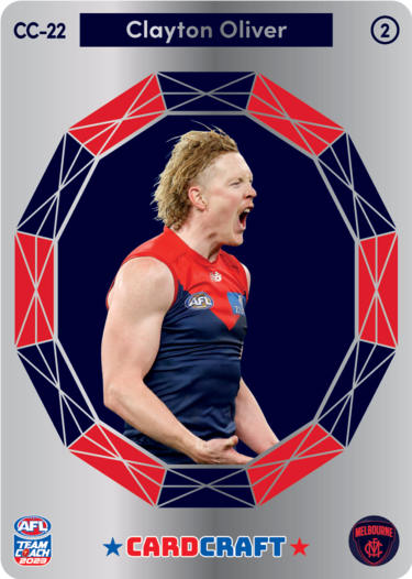Clayton Oliver, Card Craft #2, 2023 Teamcoach AFL