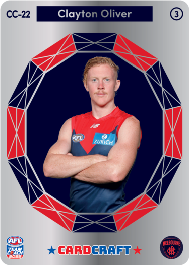 Clayton Oliver, Card Craft #3, 2023 Teamcoach AFL