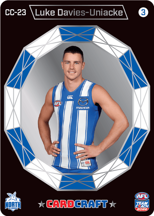 Luke Davies-Uniacke, Card Craft #3, 2022 Teamcoach AFL