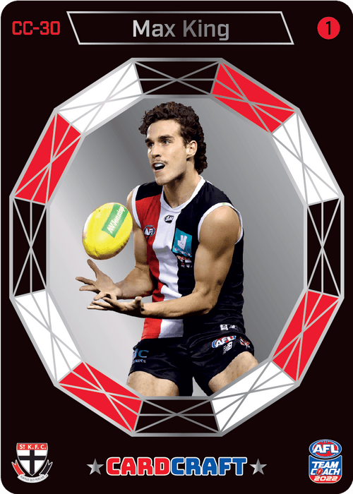 Max King, Card Craft #1, 2022 Teamcoach AFL