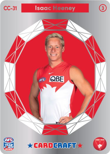 Isaac Heeney, Card Craft #3, 2023 Teamcoach AFL