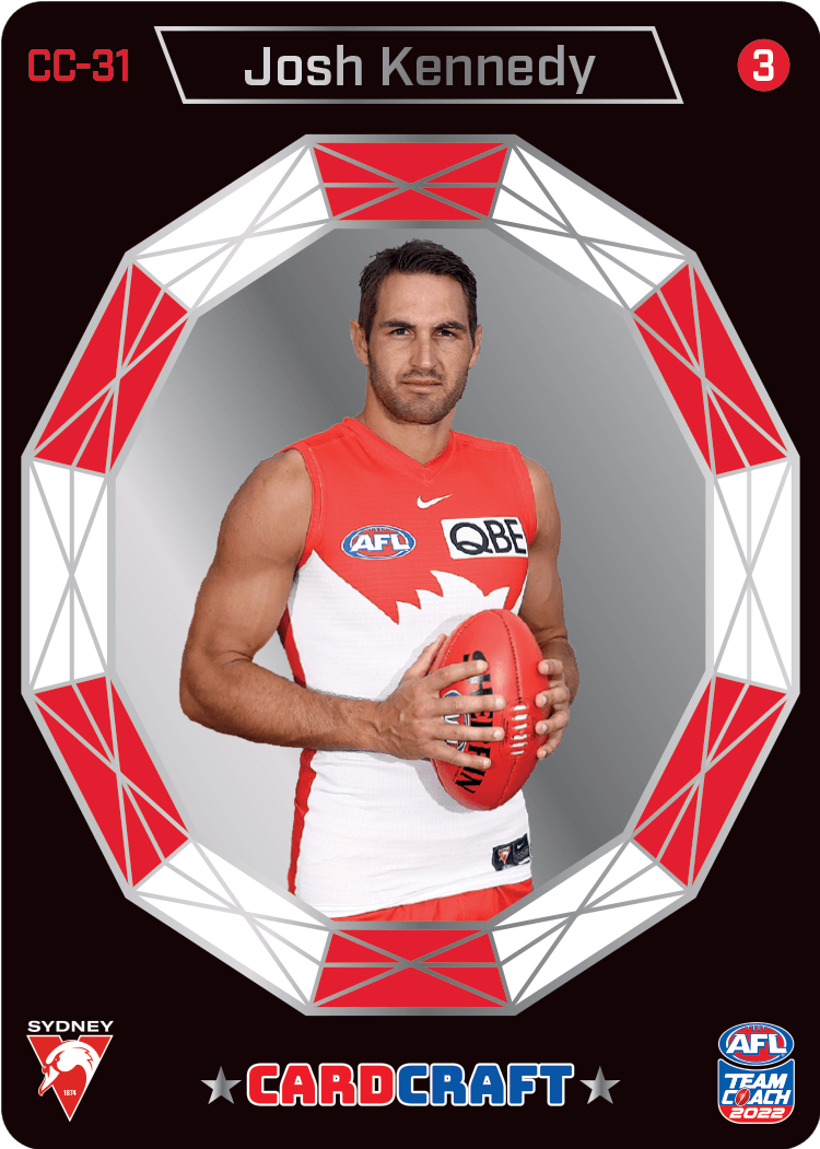 Josh Kennedy, Card Craft #3, 2022 Teamcoach AFL