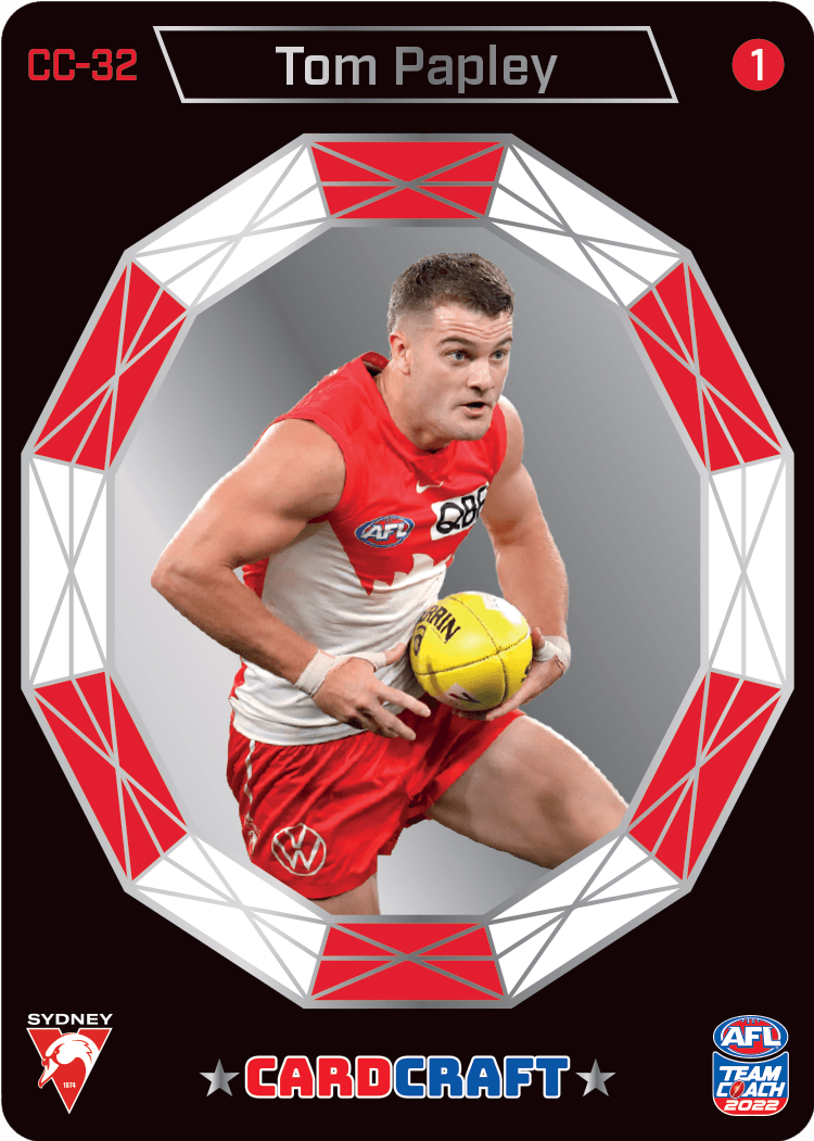 Tom Papley, Card Craft #1, 2022 Teamcoach AFL