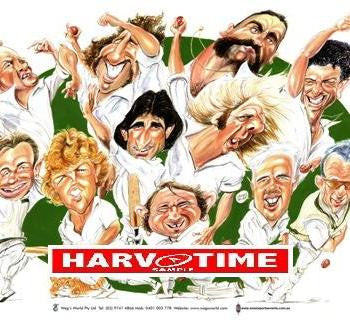 Characters of Australian Cricket, Harv Time Poster
