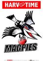 Collingwood Magpies, Mascot Print Harv Time Poster
