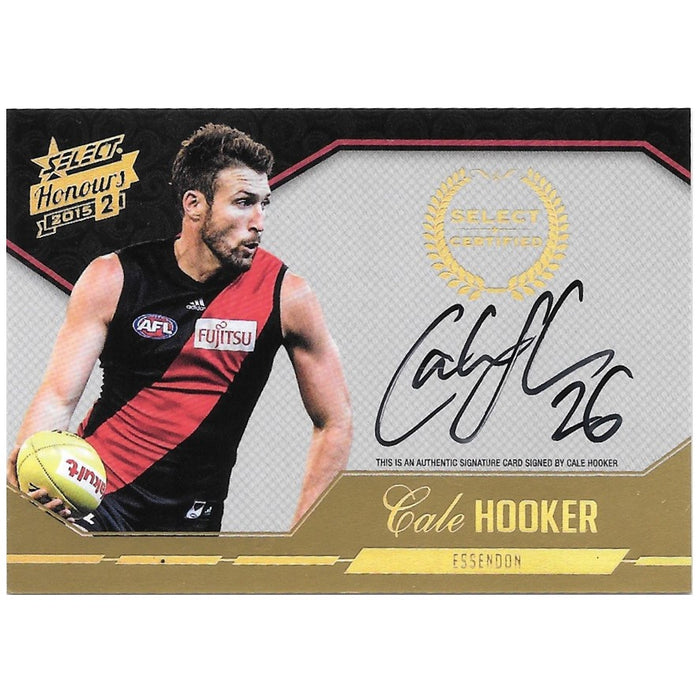 Cale Hooker, Certified Signature, 2015 Select AFL Honours 2