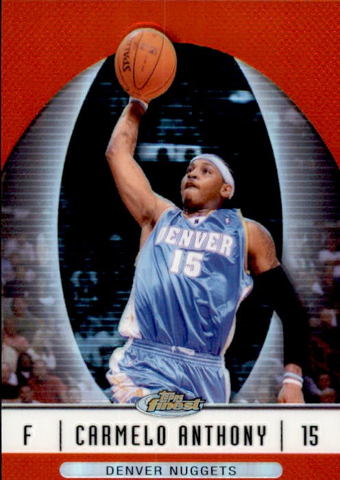Carmelo Anthony, Refractor, 2006-07 Topps Finest Basketball NBA