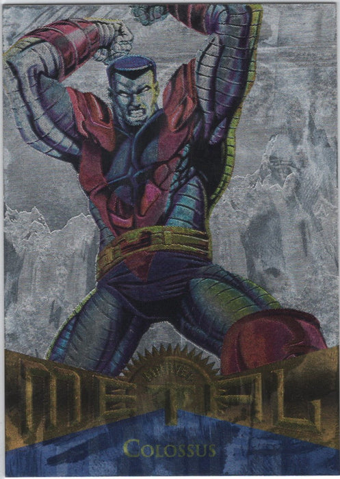 Colossus, #90, Silver Flasher Parallel, 1995 Marvel Metal Universe
