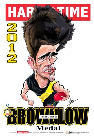 Trent Cotchin, 2012 Brownlow Harv Time Poster
