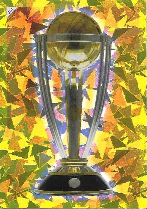 Gold Trophy Card, 2015 ICC Cricket World Cup, Topps Cricket Attax