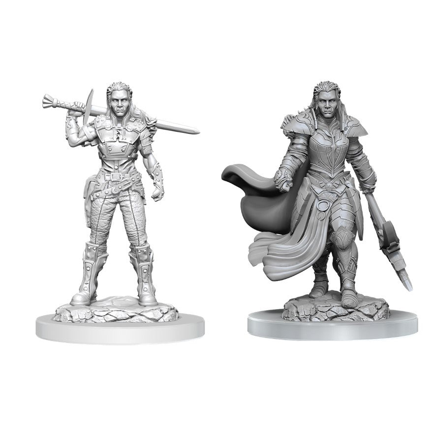 D&D Dungeons & Dragons Nolzurs Marvelous Miniatures Orc Fighter Female