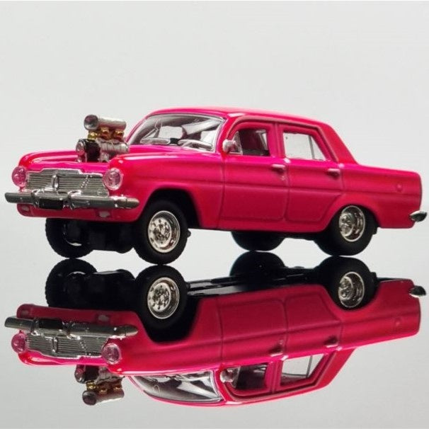 Pink 1964 EH Holden Drag Car, 1:64 Scale Diecast Car