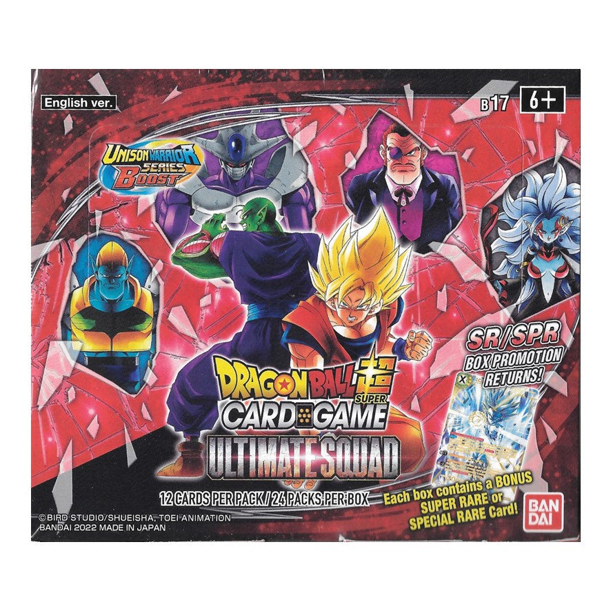 Dragon Ball Super Card Game Series Boost Ultimate Squad UW8 Booster Box