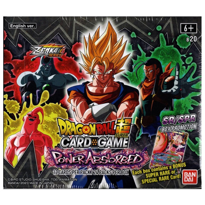 Dragon Ball Super Card Game Power Absorbed Zenkai Series Set 03 Booster Booster Box B20