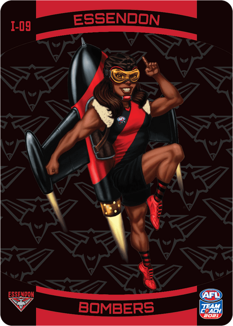 Essendon Bombers Mascot, 3D Icons, 2021 Teamcoach AFL