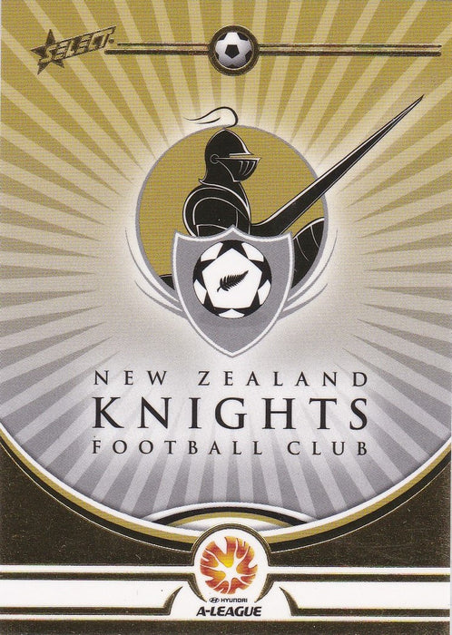 New Zealand Knights Logo card, 2006 Select A-League Soccer
