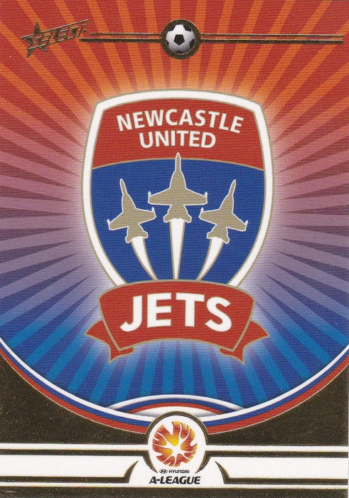 Newcastle United Jets Logo card, 2006 Select A-League Soccer