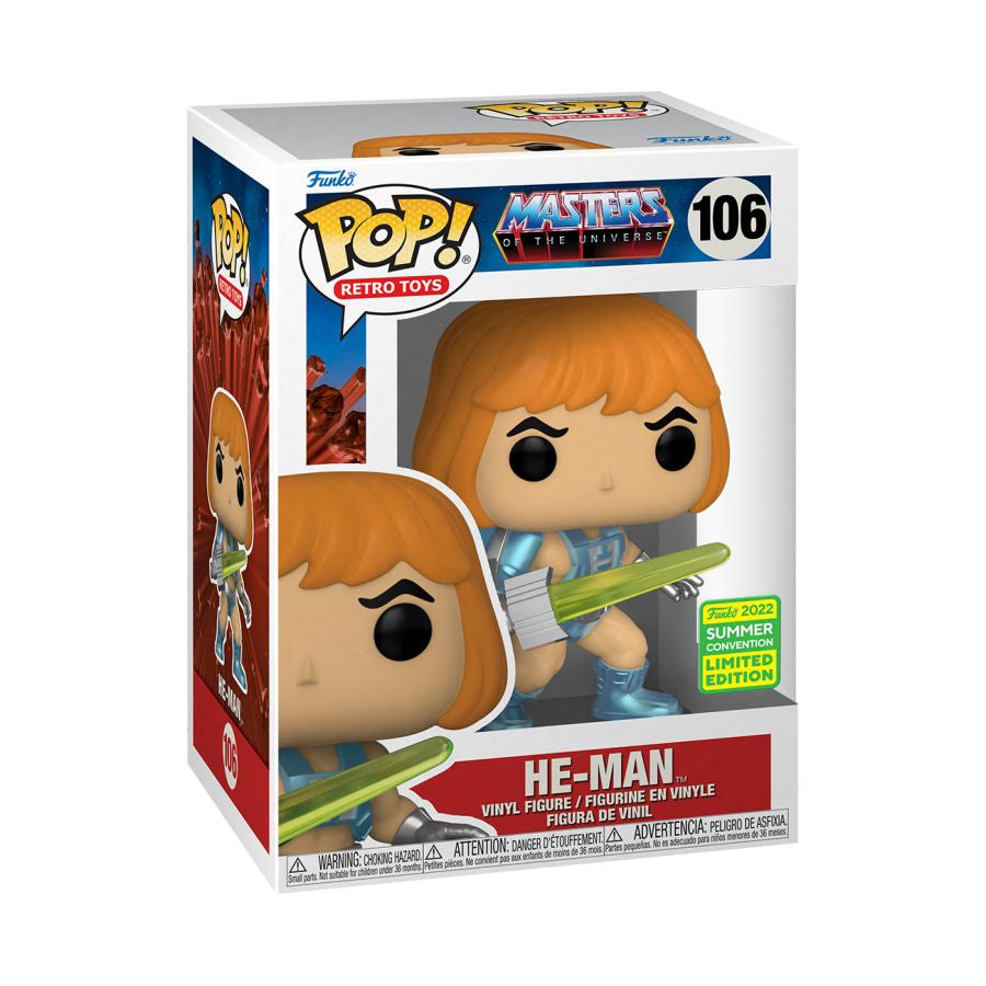 Masters of the Universe - He-Man Laser Power SDCC 2022 Exclusive Pop! Vinyl [RS]