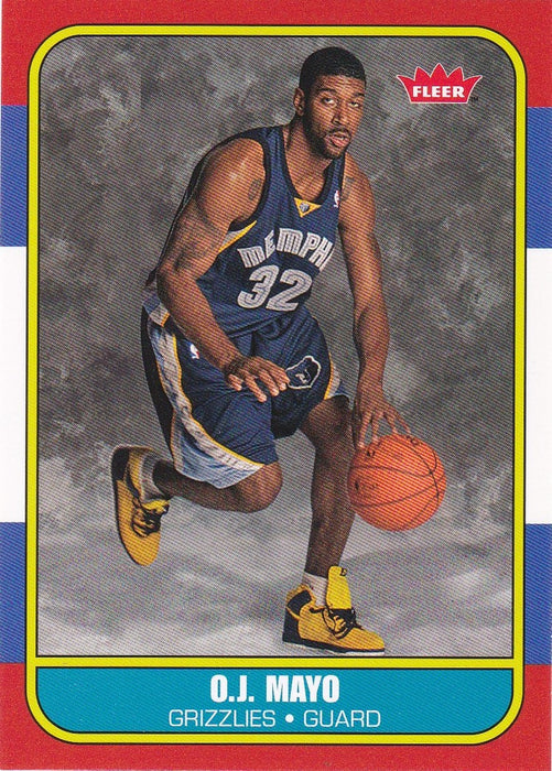 OJ Mayo, 1986 Style, 2008-09 Fleer NBA RC