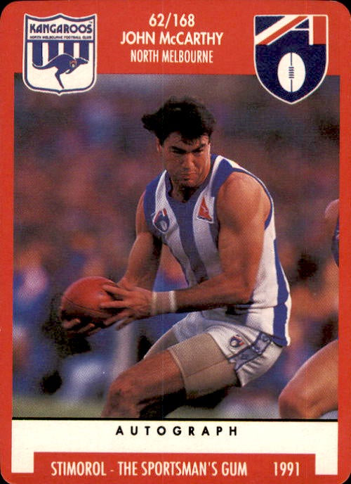 John McCarthy, 1991 Stimorol AFL