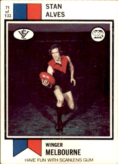 Stan Alves, 1974 Scanlens VFL