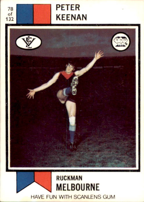 Peter Keenan, 1974 Scanlens VFL